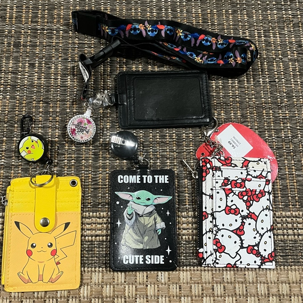 Cute Character Lanyards and Card Holders